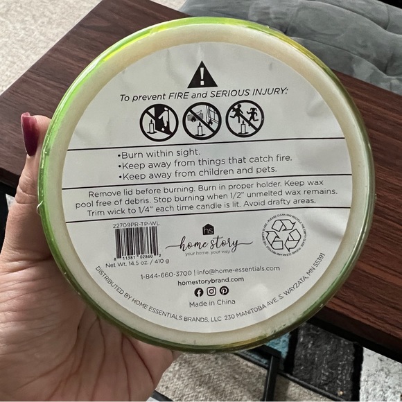 Home Story Scented Candle “Tropical Pop” New - Picture 3 of 5